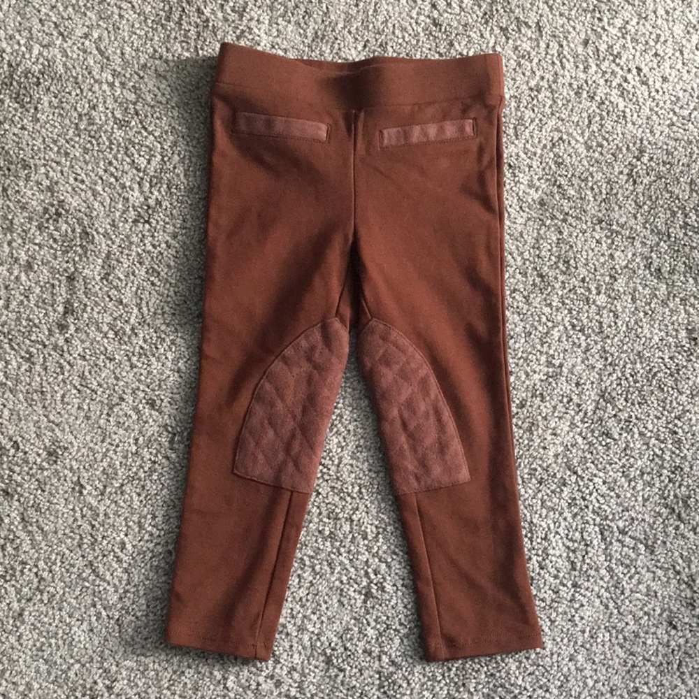 Janie and Jack brown riding leggings size 2